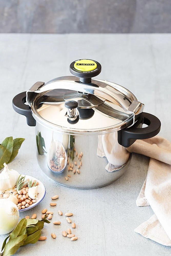 Monix greitpuodis 6 l talpos, nerūdijančio plieno, metalinio paviršiaus, M530002