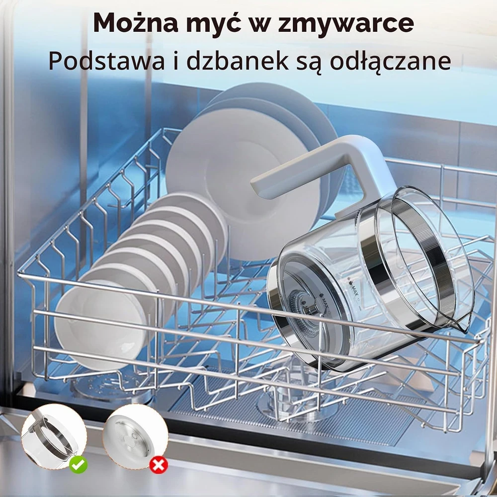 morpilot automatinis pieno plakiklis 6 viename, 500 ml, 600 W, stiklinis HS010-G
