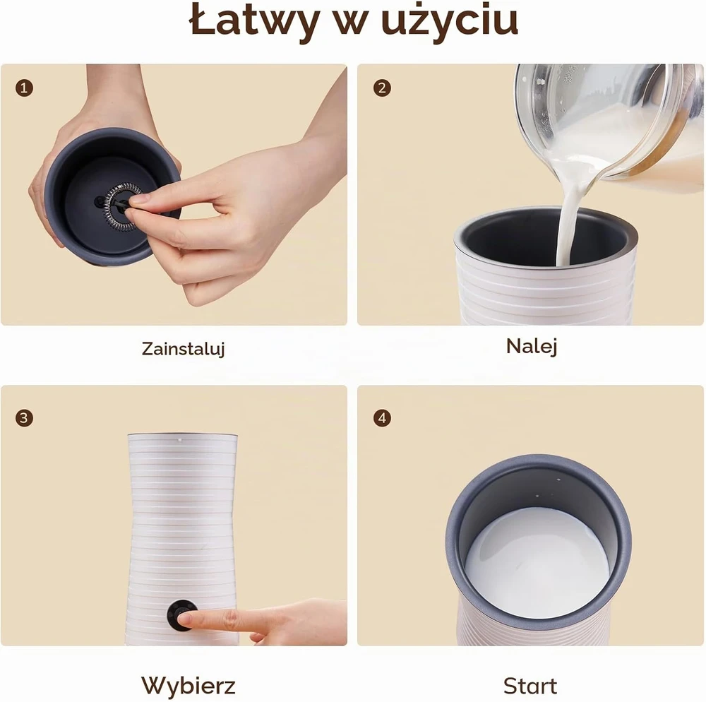 Morpilot elektrinis pieno plakiklis ir šildytuvas 4 viename, 240 ml, MMF-809