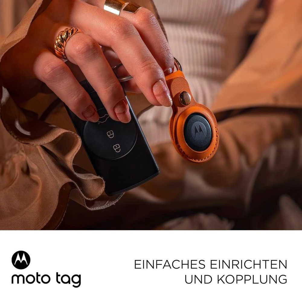 Motorola GPS sekiklis Moto Tag, Bluetooth 5.4, IP67, Android 9+, jadeito žalias ir mėlynas, 4 vnt. rinkinys PG38C06384