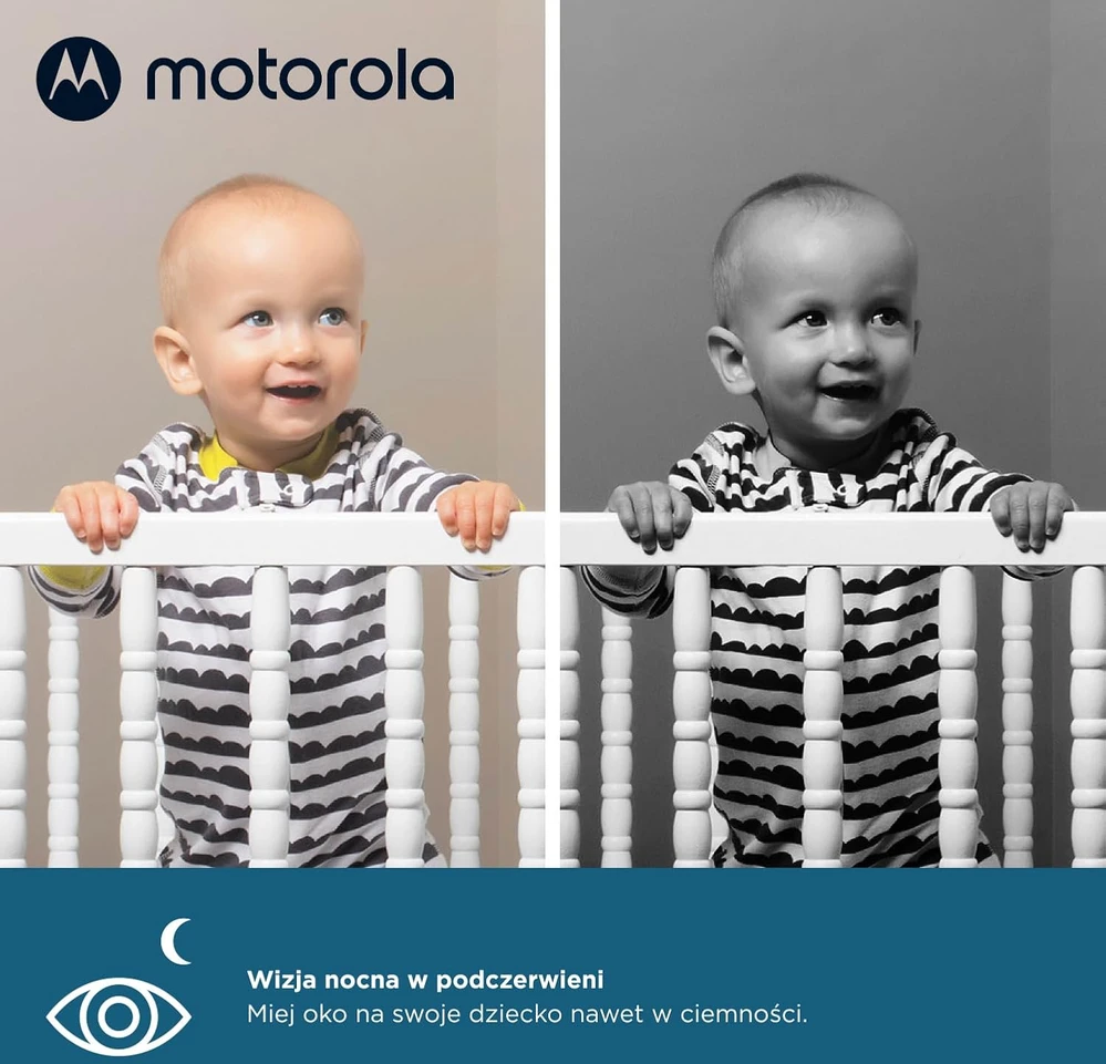 Kūdikių stebėjimo kamera Motorola VM483, 2,8" (laidinė mobili auklė)