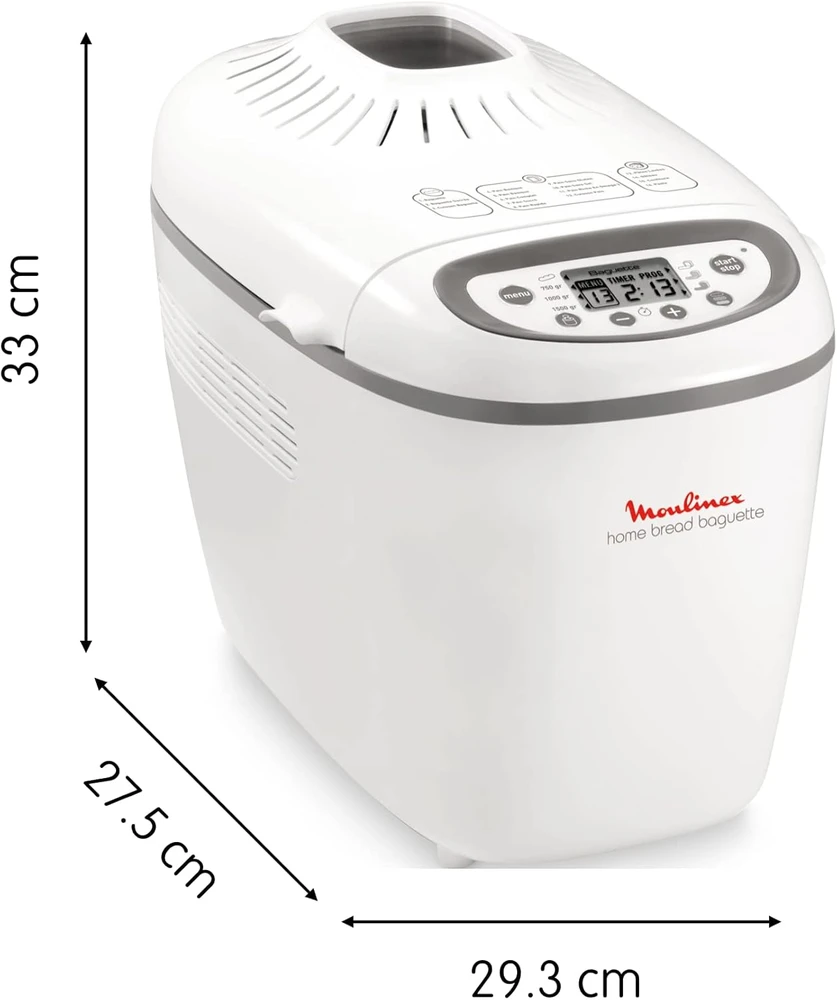 Moulinex duonos kepimo aparatas 1,5kg, 16 programų, kepimo forma, OW6101