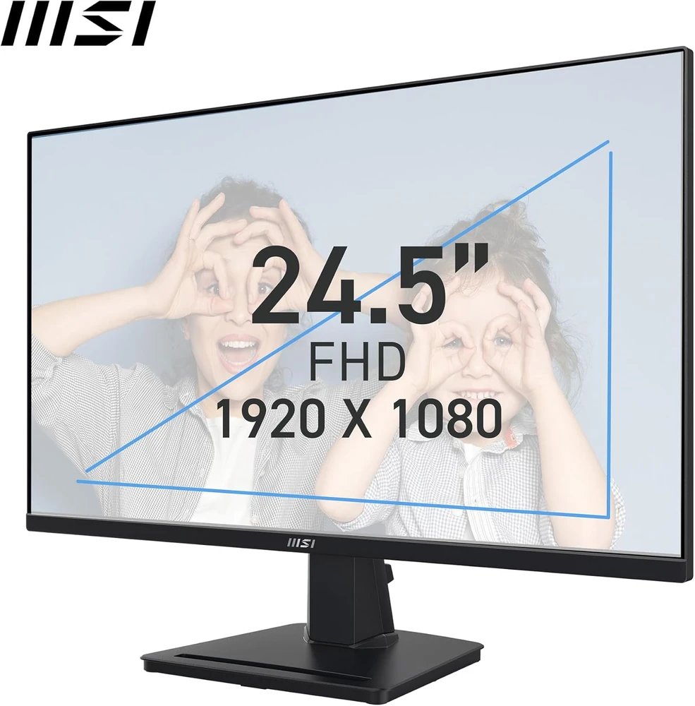 Monitorius MSI PRO MP252 24,5" / FHD / IPS / 100Hz / 1ms MPRT juodos spalvos