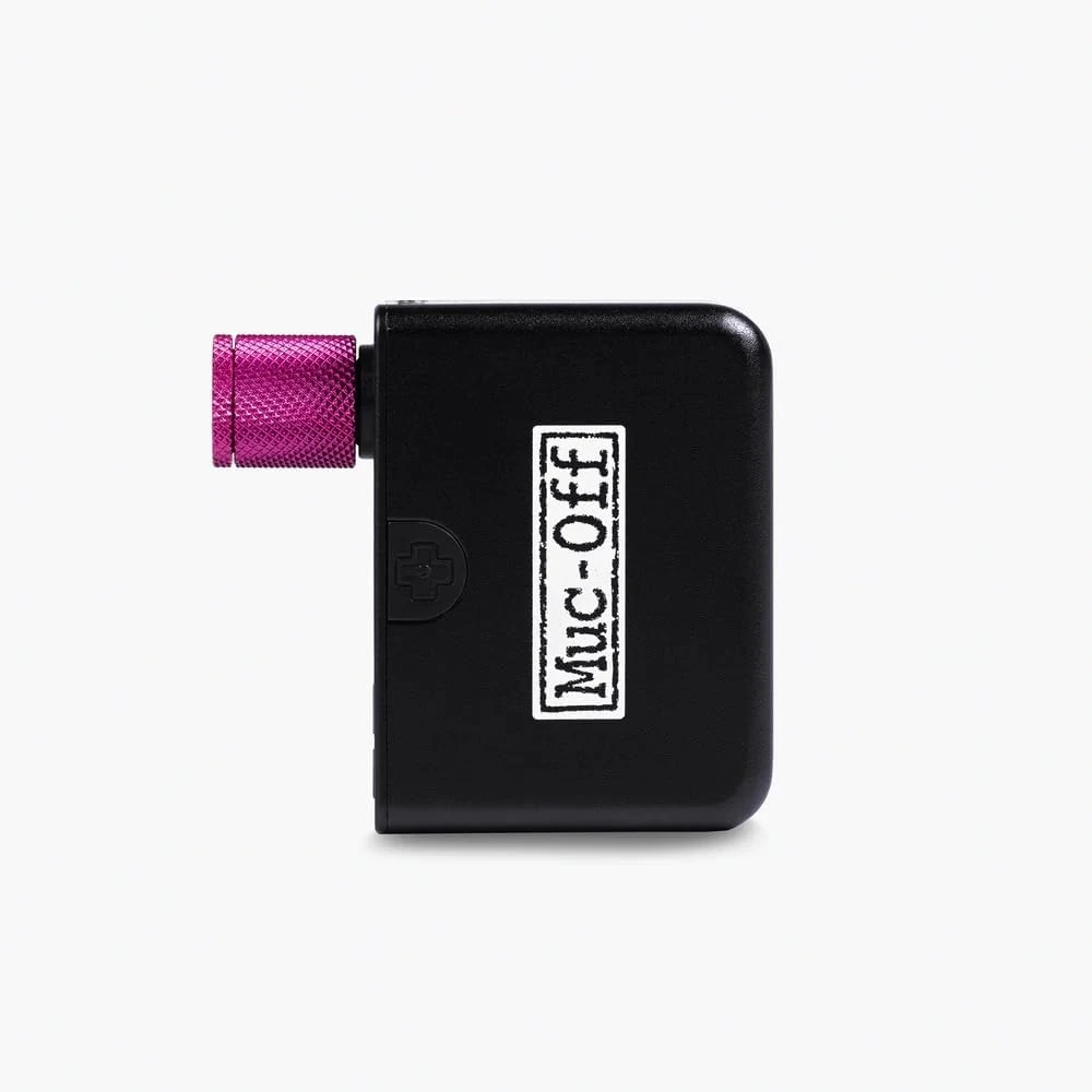 Muc-Off elektrinė mini dviračio pompa AirMach Pro su LED ekranu, USB-C, 120 PSI