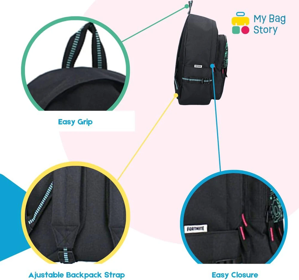 mybagstory vaikų mokyklinė kuprinė Fortnite Renegade Raider, poliesteris, 18 l, 45 x 29 x 14 cm