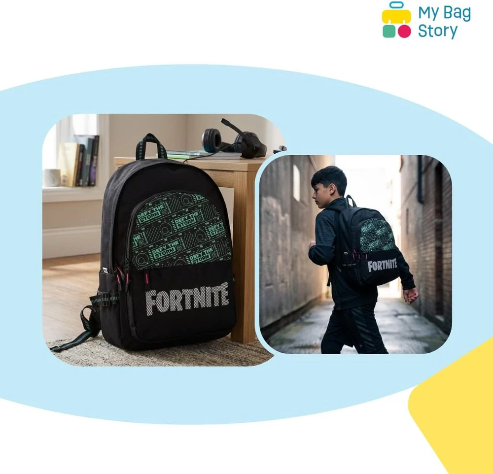 mybagstory vaikų mokyklinė kuprinė Fortnite Renegade Raider, poliesteris, 18 l, 45 x 29 x 14 cm
