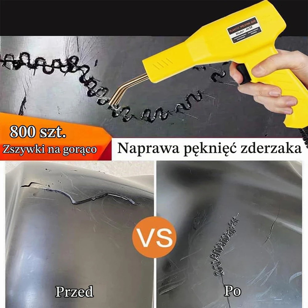 Mytovosn plastikų suvirinimo aparatas 150 W su 800 kabėmis, automobilių dalių remontui HQ-H-01