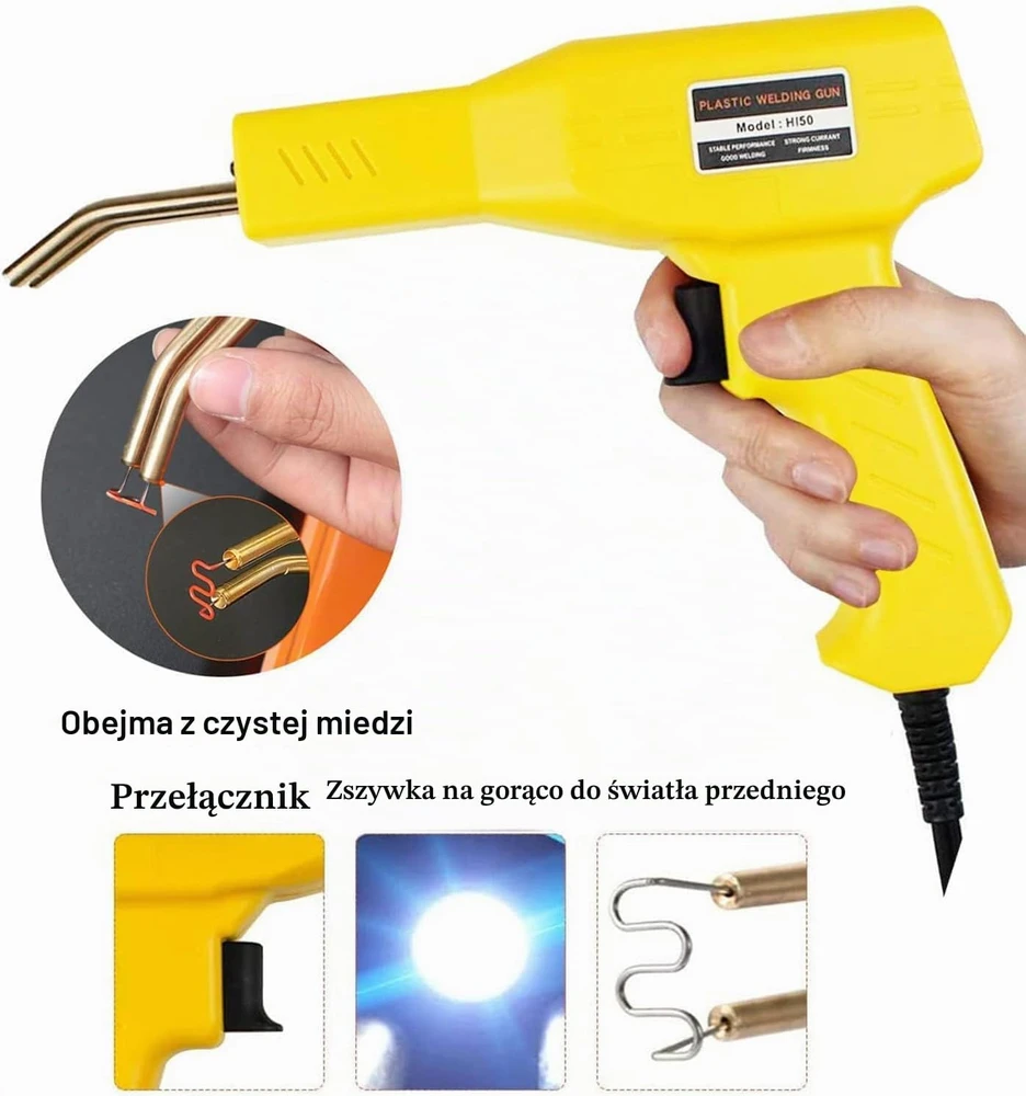 Mytovosn plastikų suvirinimo aparatas 150 W su 800 kabėmis, automobilių dalių remontui HQ-H-01