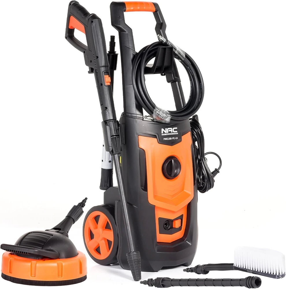Concept NAC aukšto slėgio plovykla 1800 W, 130 bar, 420 l/h su Patio Cleaner PWE180-PC-LN