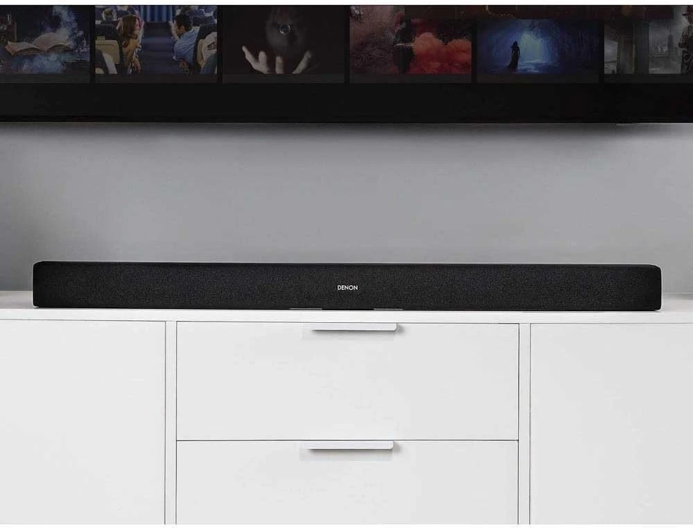Namų kino sistema Denon garso juosta su integruotu žemųjų dažnių garsiakalbiu, Bluetooth, 100 W, DHT-S216