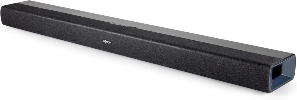 Namų kino sistema Denon garso kolonėlė Dolby Atmos 2.1, Bluetooth, integruoti žemų dažnių garsiakalbiai DHT-S218