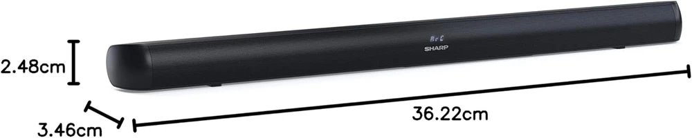 Namų kino sistema Sharp HT-SB147 2.0, Juodos spalvos