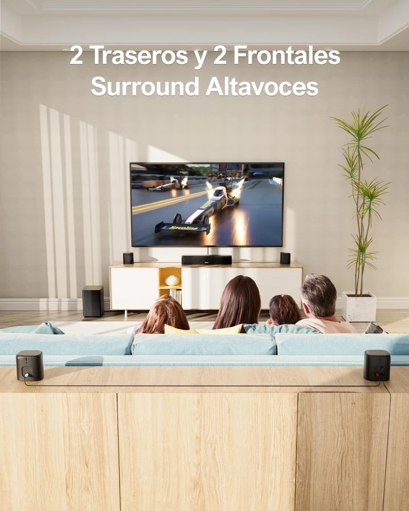 Namų kino sistema ULTIMEA garso juosta 7.1 kan., 280 W, Bluetooth, optinė ir AUX jungtys, Aura A40