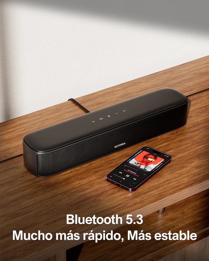 Namų kino sistema ULTIMEA garso juosta 7.1 kan., 280 W, Bluetooth, optinė ir AUX jungtys, Aura A40