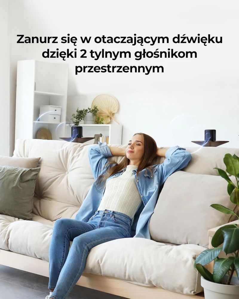 Namų kino sistema ULTIMEA garso kolonėlių sistema 5.1 Dolby Atmos, su žemųjų dažnių garsiakalbiu ir belaidžiais erdvinio garso garsiakalbiais, Aura A50 Pro