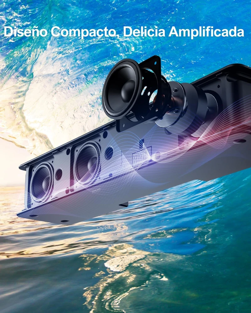 Namų kino sistema ULTIMEA namų kino garso sistema su Dolby Atmos, 5.1 kan. erdvinis garsas, HDMI-eARC, Bluetooth, Poseidon D60