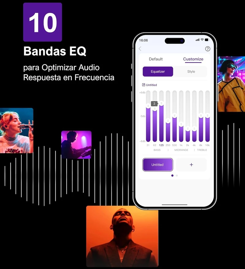 Namų kino sistema ULTIMEA namų kino garso sistema su Dolby Atmos, 5.1 kan. erdvinis garsas, HDMI-eARC, Bluetooth, Poseidon D60