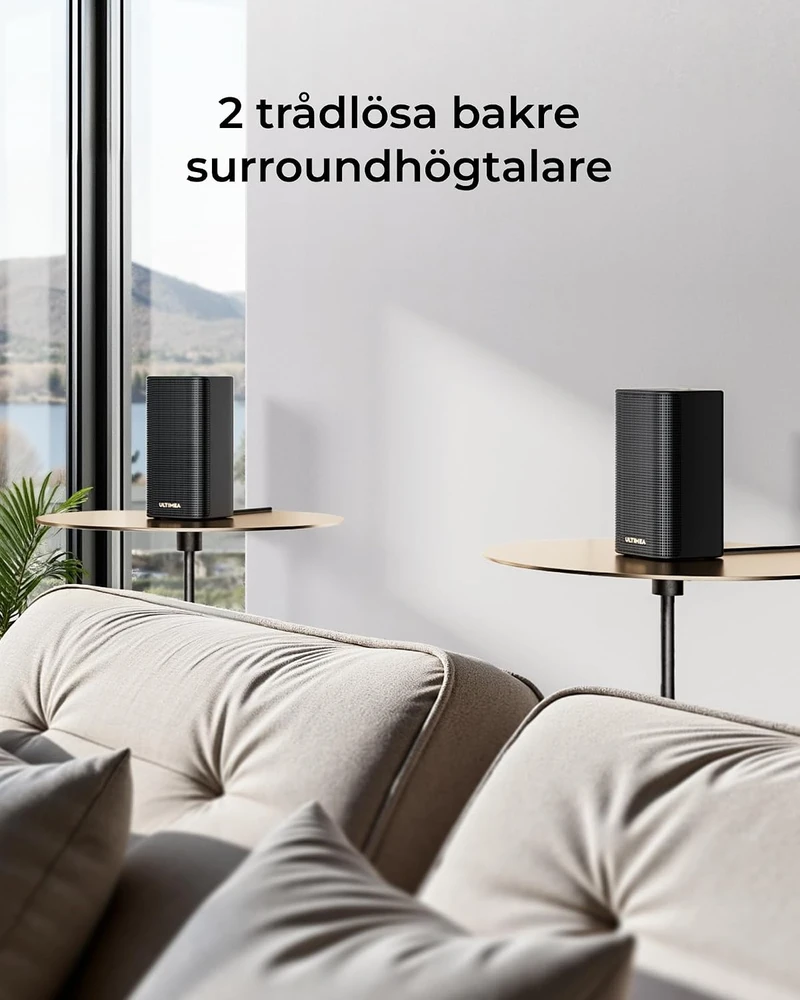 Namų kino sistema ULTIMEA namų kino garso juosta 5.1.2 Dolby Atmos 530 W Skywave X40