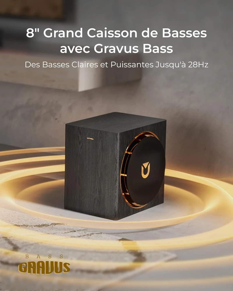 Namų kino sistema „Ultimea Skywave X50“ garso juosta