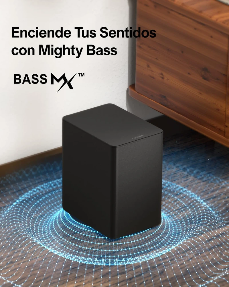 Namų kino sistema ULTIMEA namų kino garso sistema su Dolby Atmos, 5.1 kan. erdvinis garsas, HDMI-eARC, Bluetooth, Poseidon D60