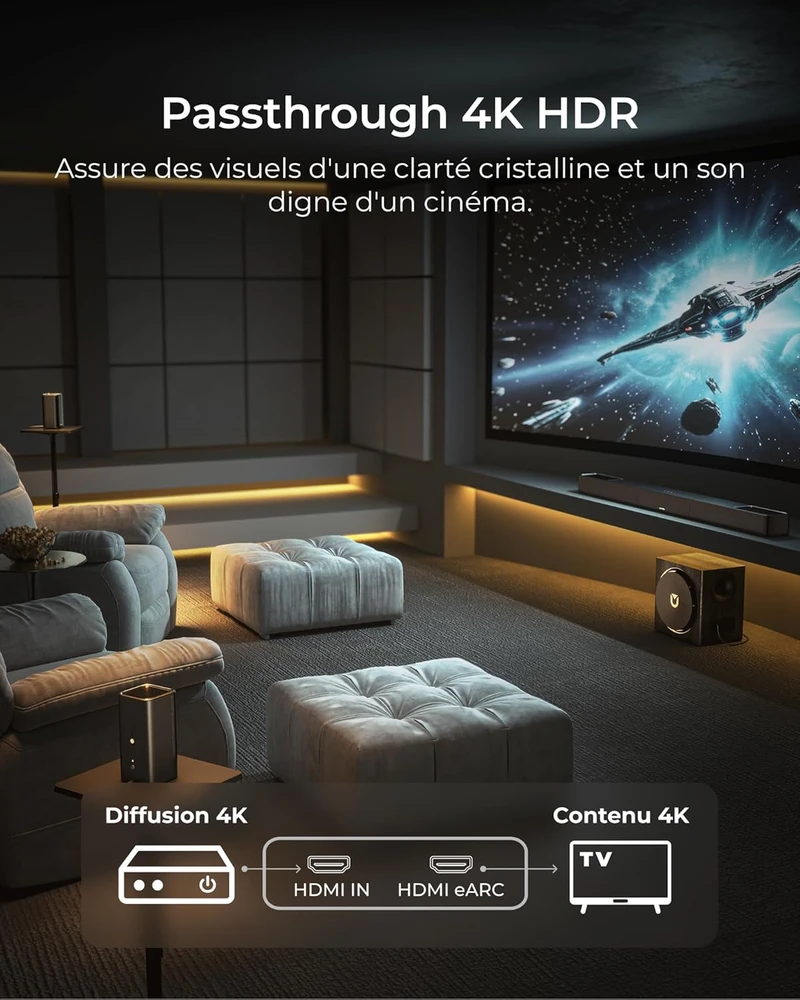 Namų kino sistema „Ultimea Skywave X50“ garso juosta