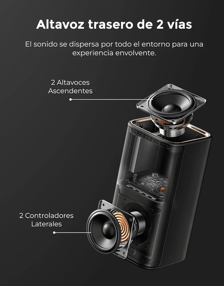 Namų kino sistema ULTIMEA namų kino garso sistema 7.1.4 su 840 W garso juosta, belaidžiu 8 colių žemųjų dažnių garsiakalbiu, Dolby Atmos, Skywave X60
