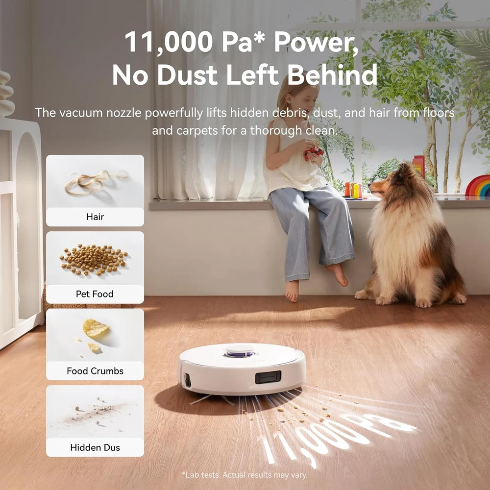 NARWAL robotas dulkių siurblys su plovimu, 11 000 Pa, automatinė stotelė, Freo X10 Pro