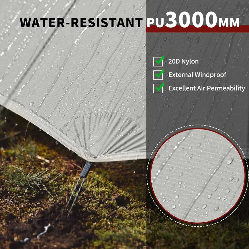 Naturehike lengva vienvietė kempingo kupolinė palapinė Cloud Up Pro, atspari vandeniui, 3 sezonų, 1,55 kg