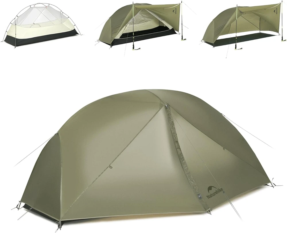 Naturehike palapinė Mongar Pro, 1,8kg, viena vieta, 3 sezonai, CNK2550WS037