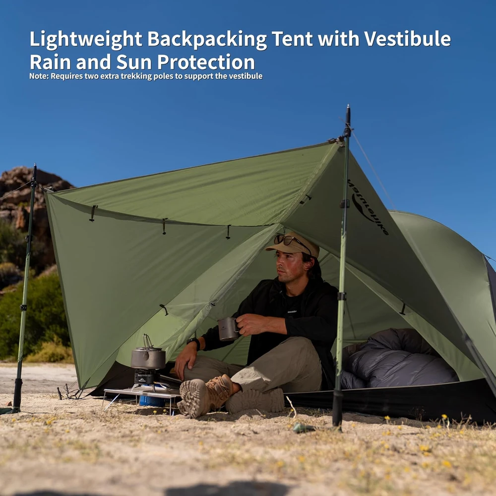 Naturehike palapinė Mongar Pro, 1,8kg, viena vieta, 3 sezonai, CNK2550WS037