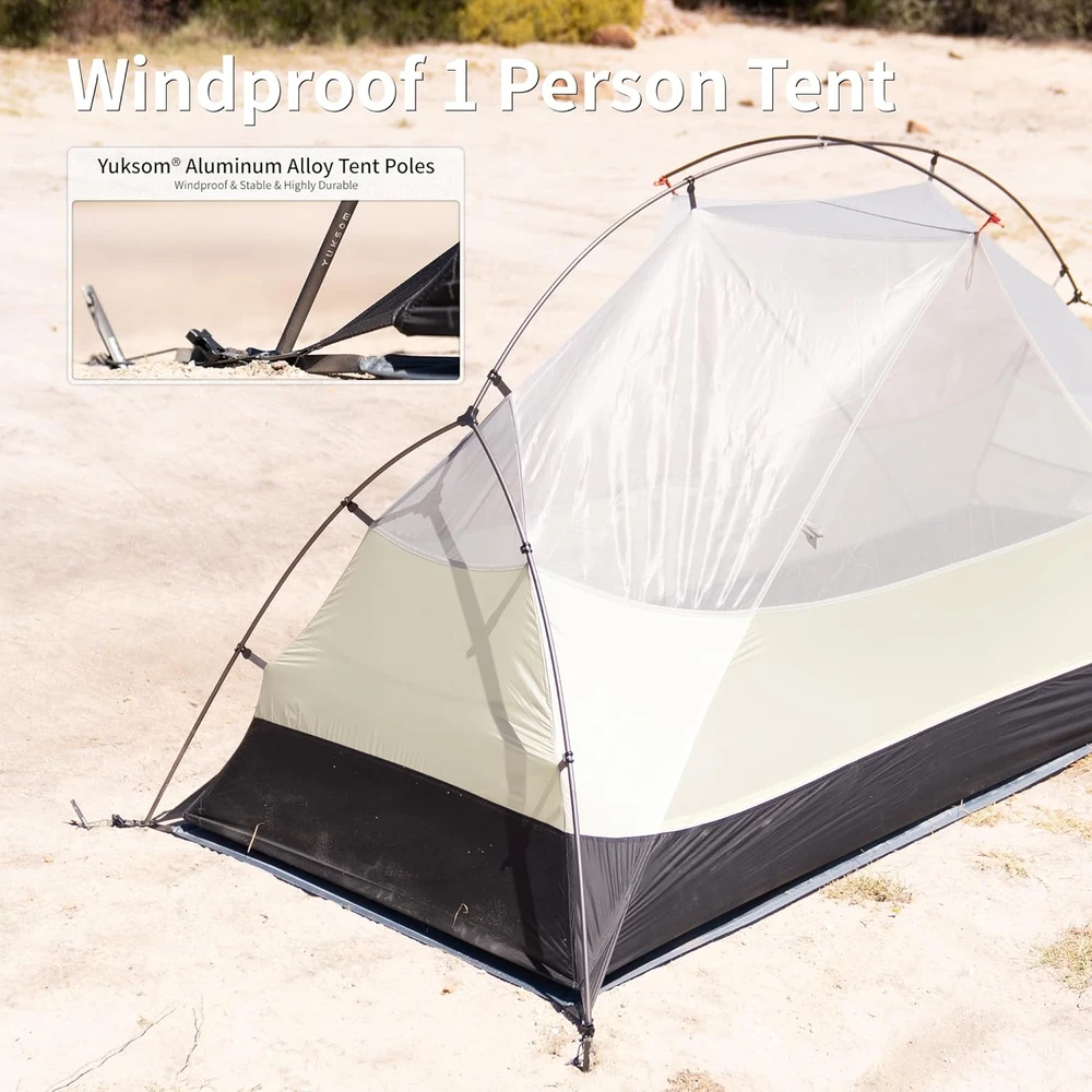 Naturehike palapinė Mongar Pro, 1,8kg, viena vieta, 3 sezonai, CNK2550WS037