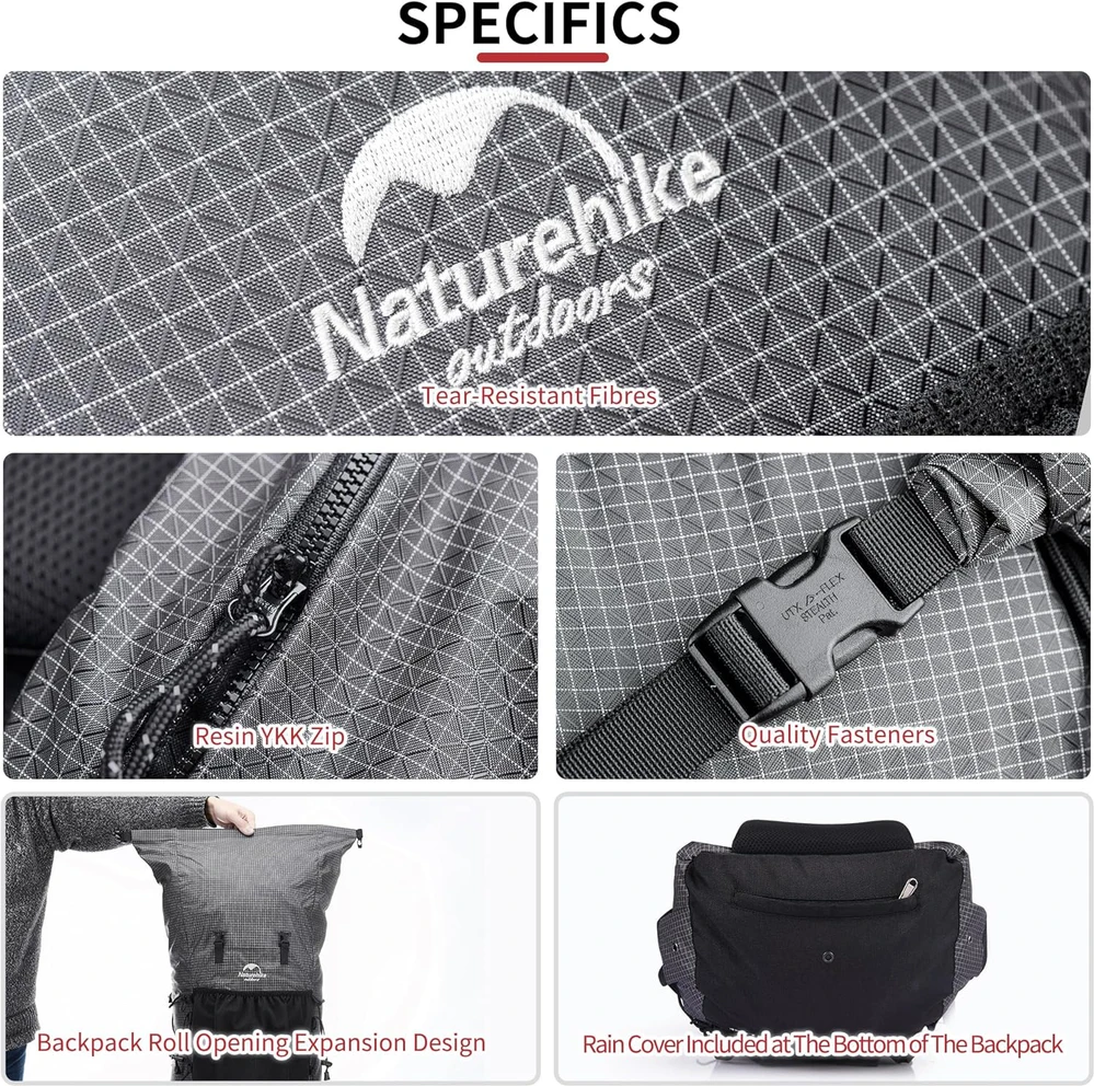 Naturehike Rock Žygio Kuprinė 60L+5L