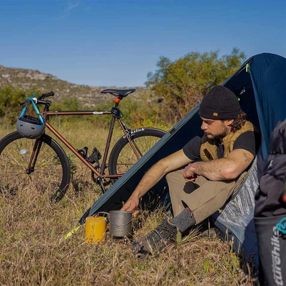 Naturehike vienvietė itin lengva neperšlampama palapinė žygiams ir dviračių išvykoms, NH18A095-D