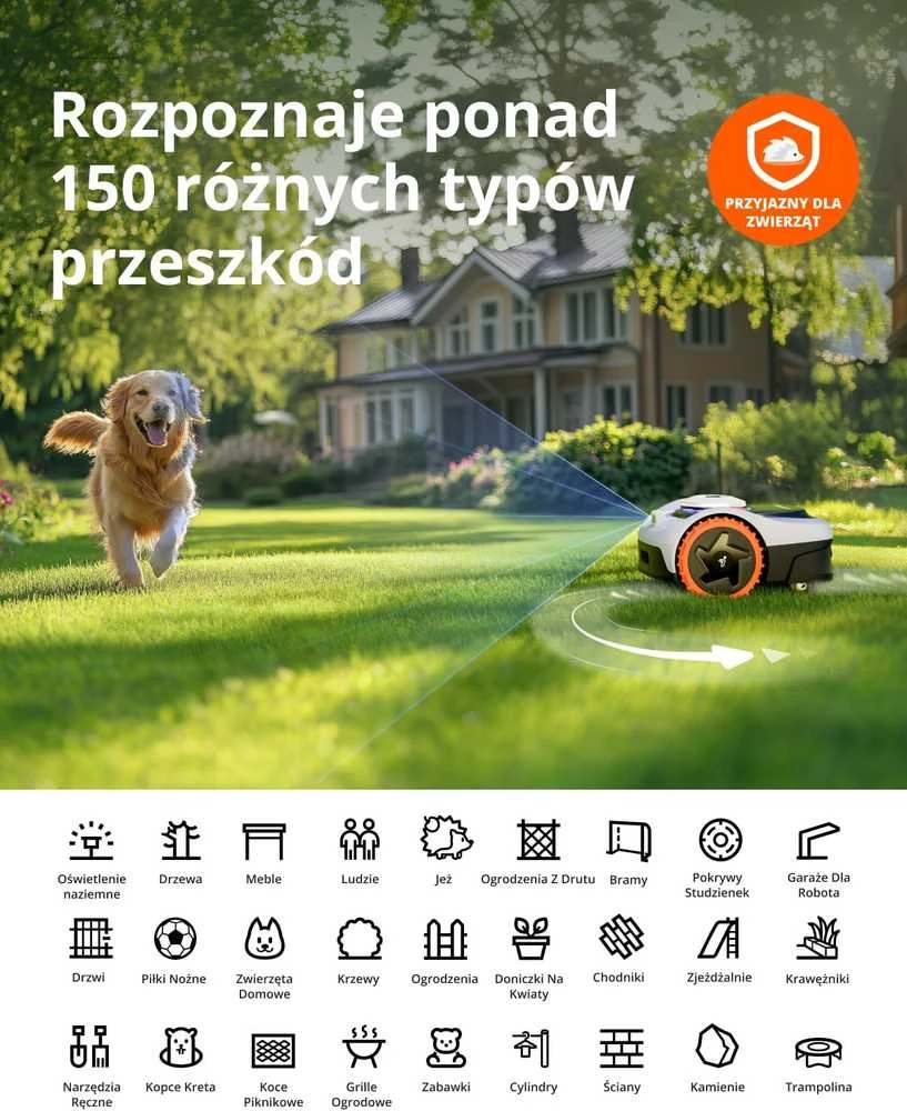 Segway Navimow i105E Belaidis vejos pjovimo robotas skirtas iki 500 m² vejai