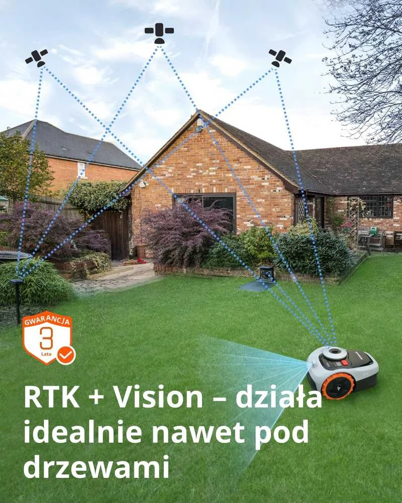 Segway Navimow i105E Belaidis vejos pjovimo robotas skirtas iki 500 m² vejai