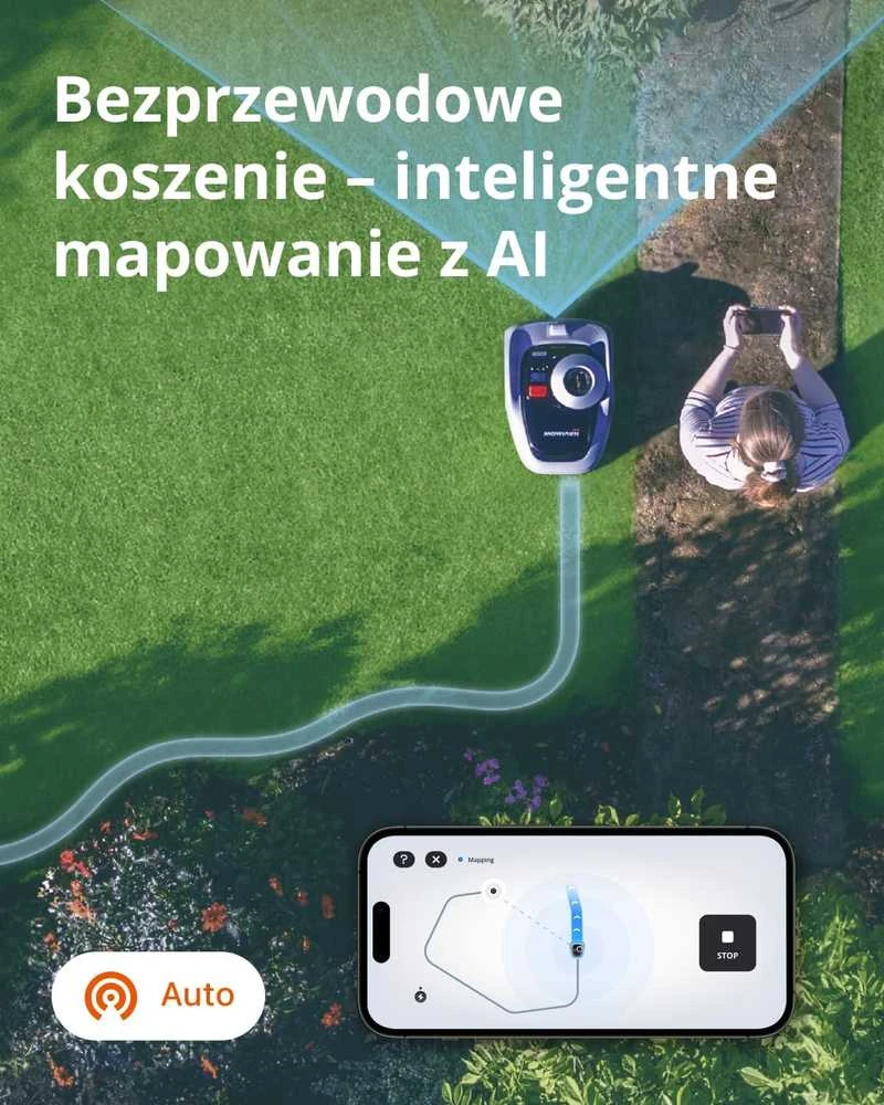 Segway Navimow i105E Belaidis vejos pjovimo robotas skirtas iki 500 m² vejai