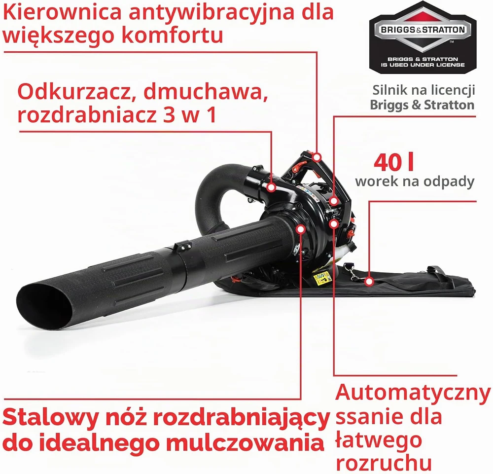 NAC NAX benzininis lapų pūstuvas 25,4cc NAX950V