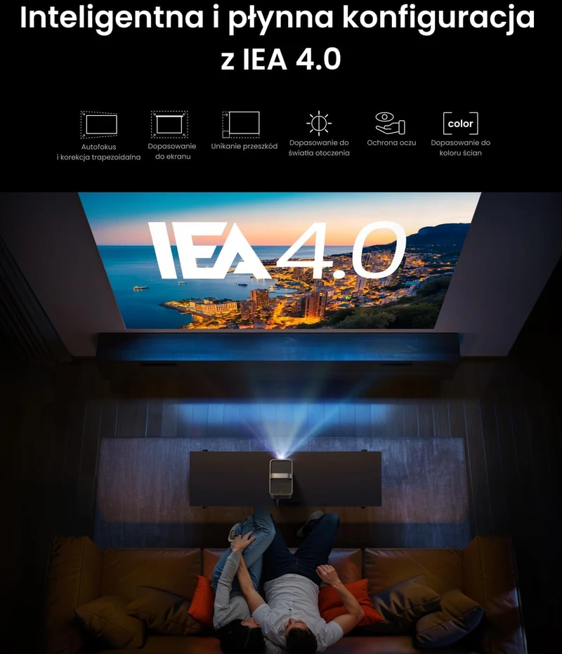 NEBULA nešiojamasis 4K DLP projektorius su Dolby Vision, 1800 ANSI lm, D2342