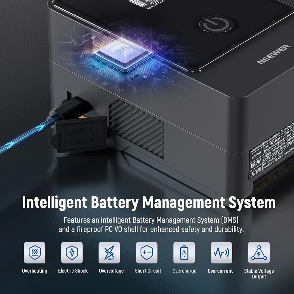 NEEWER 6800 mAh, 14.5 V, 99 Wh Baterija