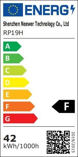 Neewer žiedinė LED lempa 19 colių su stovu, 512 LED, reguliuojamas ryškumas ir spalvos temperatūra, RP19H
