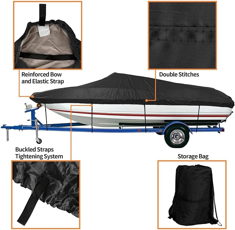 NEWFUN valties uždangalas 14–16 pėdų, 530 x 290 cm, Oxford 420D, modelis 1