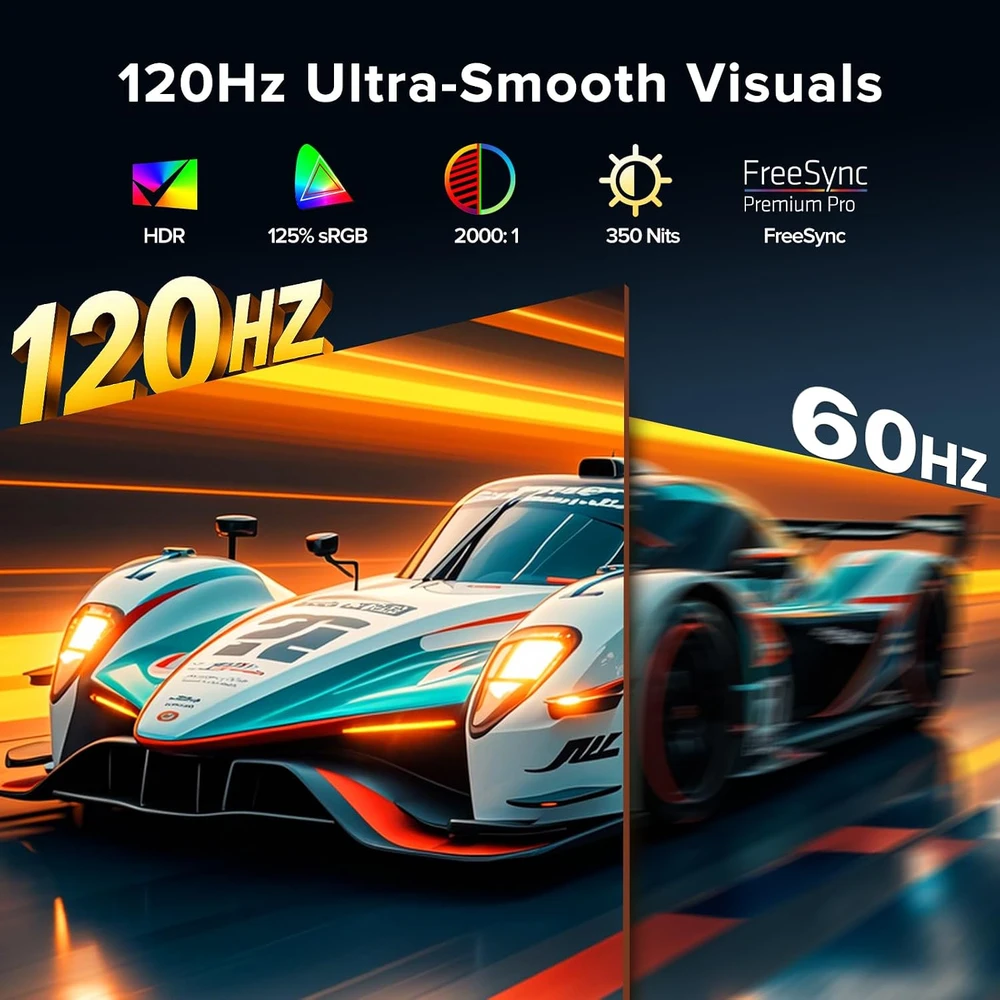Newsoul nešiojamasis monitorius 18,5 col., Full HD, 120 Hz, IPS, USB-C ir HDMI, 185T08
