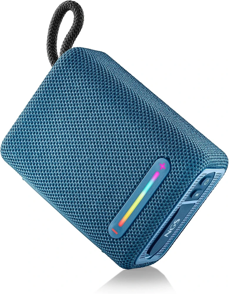 NGS Roller Furia 1 Mėlyna nešiojamoji Bluetooth kolonėlė, 15 W, IPX6, RGB