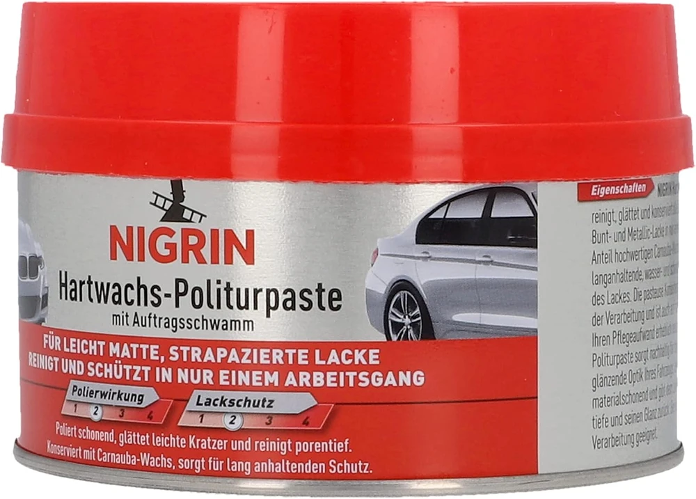 Nigrin kieto vaško poliravimo pasta su karnaubo vašku, 250 ml, 72943
