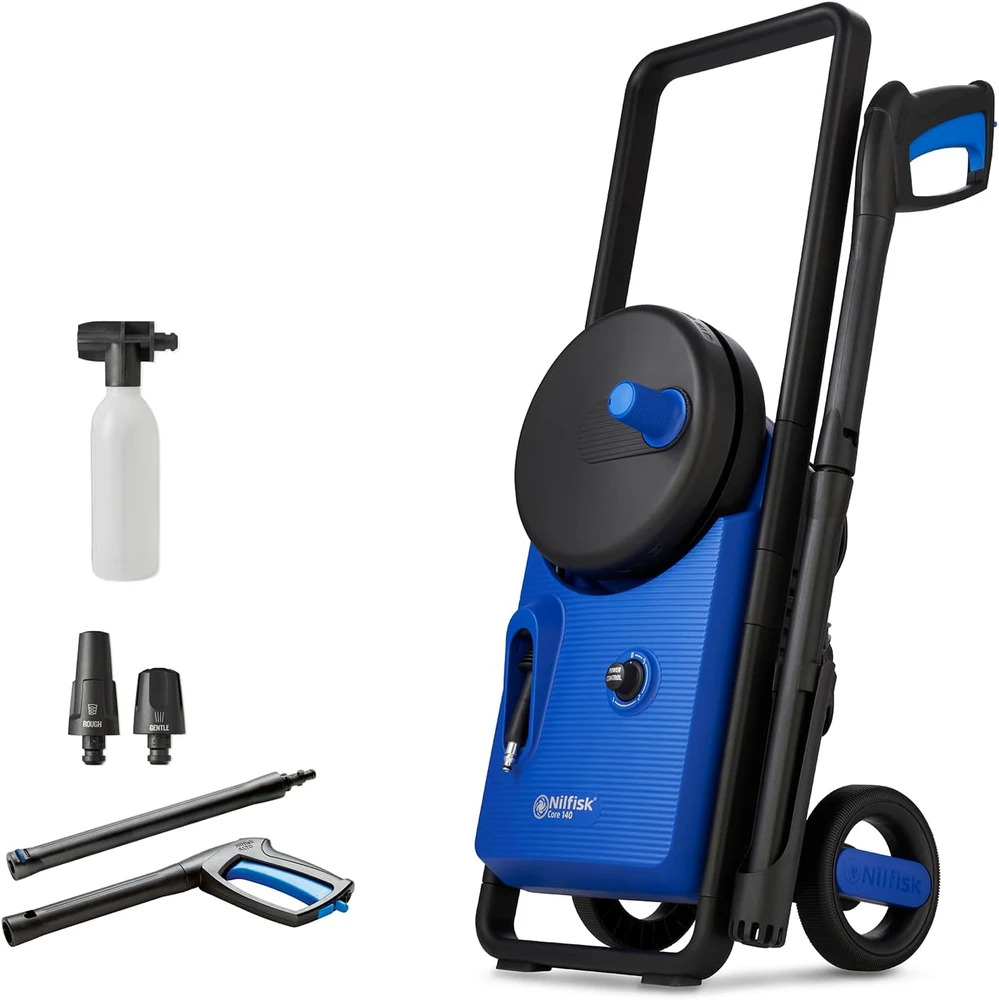 Nilfisk Core 140-6 PowerControl EU aukšto slėgio plovimo įrenginys Upright Elektrinis 474 l/h 1800 W Mėlyna
