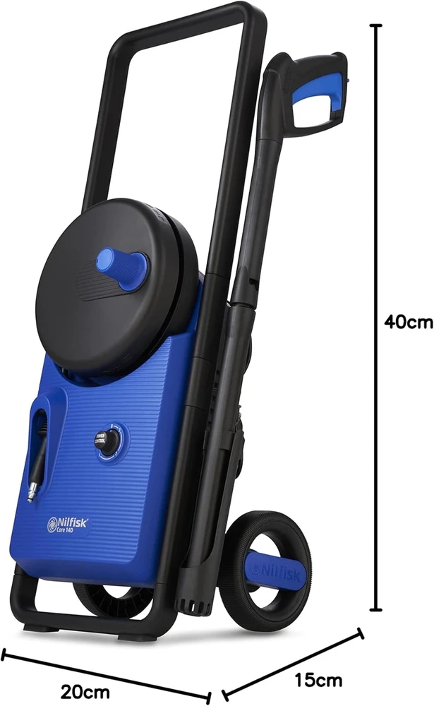 Nilfisk Core 140-6 PowerControl EU aukšto slėgio plovimo įrenginys Upright Elektrinis 474 l/h 1800 W Mėlyna