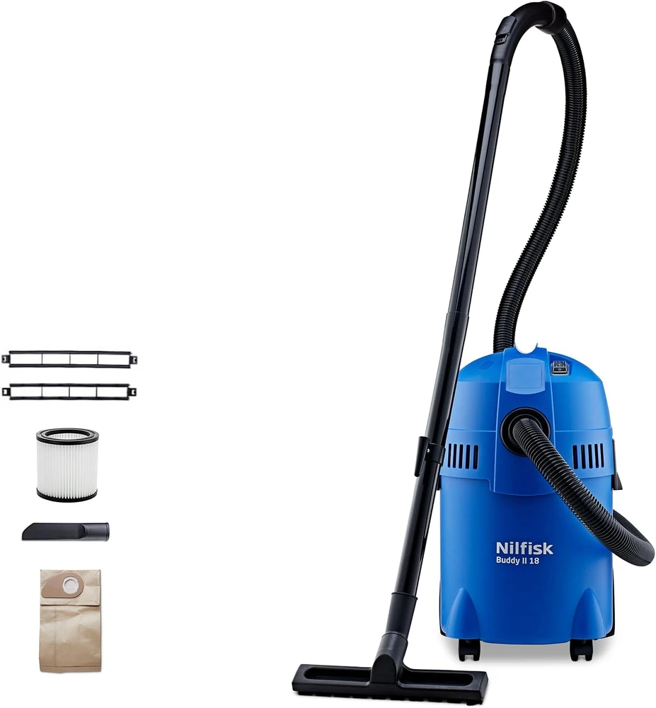 Dulkių siurblys Nilfisk Buddy II 18 Juodas, Mėlyna 18 L 1200 W