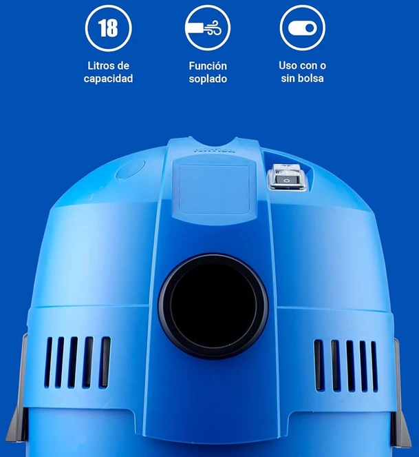 Dulkių siurblys Nilfisk Buddy II 18 Juodas, Mėlyna 18 L 1200 W