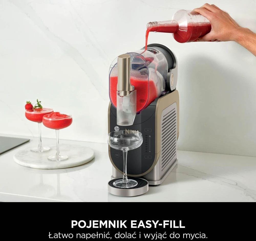 Ninja šaldytų gėrimų gaminimo aparatas, 1,9 l talpos, 5 režimai, WhisperChill, FS301EUSTGD