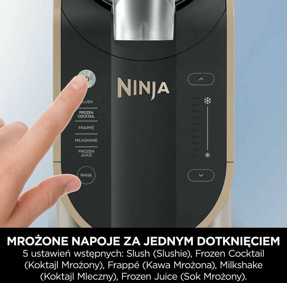 Ninja šaldytų gėrimų gaminimo aparatas, 1,9 l talpos, 5 režimai, WhisperChill, FS301EUSTGD